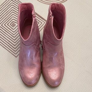 Chic Pink Kids Boots